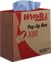 Wischtuch WypAll&reg; X80 8295 L427xB212ca.mm blau 1-lagig 5 Boxen/KT WYPALL