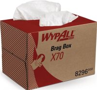 Wischtuch WypAll&reg; X70 8296 L426xB282ca.mm wei&szlig; 1-lagig Box WYPALL