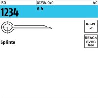 Splinte ISO 1234 2x 10 A 4 100 St&uuml;ck