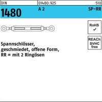 Spannschlossmutter DIN 1480 offen 2Ring&ouml;sen SP-RR M6...