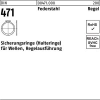 Sicherungsring DIN 471 87x 3 Federstahl Regelausf. 50...