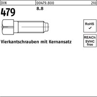 Vierkantschraube DIN 479 Kernansatz M6x 16 8.8 100...