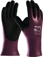Handschuhe MaxiDry&reg; 56-426 Gr.8 lila/schwarz Nyl.m.Nitril/Nitril