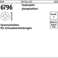 Spannscheibe DIN 6796 3x 7x 0,6 Federstahl phosphatiert...