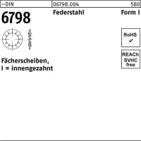 F&auml;cherscheibe DIN 6798 FormI innengezahnt I 2,5...