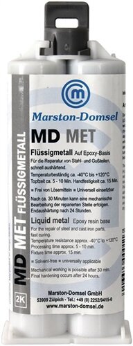 2K-Epoxyd-Fl&uuml;ssigmetall MD MET 50g Doppelkartusche MARSTON