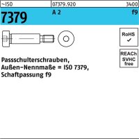 Pa&szlig;schulterschraube ISO 7379 10f9 M8x 25 A 2 50...