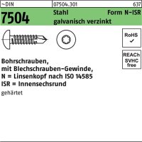 Bohrschraube DIN 7504 ISR N 2,9x19-T10 Stahl galv.verz....