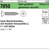 Blechschraube ISO 7050 SEKO Spitze/PZ 4,8x100 -C-Z Stahl...