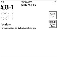 Scheibe DIN 433-1 6,4x11x1,6 Stahl 140 HV 1000 St&uuml;ck