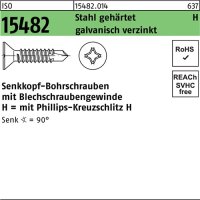 Senkbohrschraube ISO 15482 PH ST 4,8x22-H Stahl geh&auml;rtet galv.verz. 1000St.