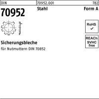 Sicherungsblech DIN 70952 A 10 Stahl f.Nutmuttern...