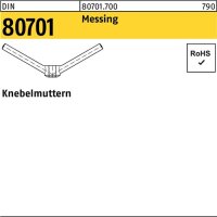 Knebelmutter DIN 80701 M20 Messing 1 St&uuml;ck