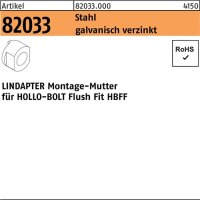 Montagemutter R 82033 HBFF08 Stahl galv.verz. 1...