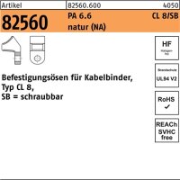 Befestigungs&ouml;sen R 82560 f.Kabelb. CL8/SB 8 PA 6.6...