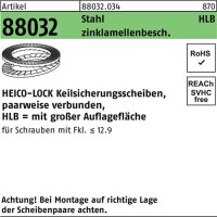 Keilsicherungsscheibe R 88032 HLB-16 Stahl zinklamellenb....