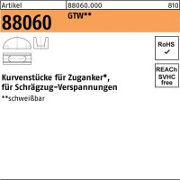 Kurvenst&uuml;ck R 88060 GTW M12/M 16 f.Zuganker 1...