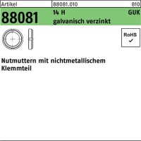 Nutmutter R 88081 Klemmteil GUK 7/M 35x1,5 14 H galv.verz. 10 St&uuml;ck