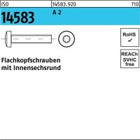 Flachkopfschraube ISO 14583 ISR M8x 30 A 2 500 St&uuml;ck