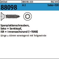 Spanplattenschraube ART 88098 A 2 3,5x16 T15 Senkkopf K