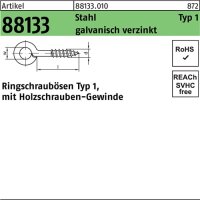 Ringschraub&ouml;se R 88133 Typ 1 8x 3(1,8/4) Stahl galv.verz. 100 St&uuml;ck