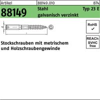 Stockschraube R 88149 Typ 23 E M6x 60 Stahl galv.verz....