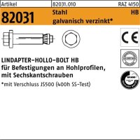 Hohlprofilbefestigung 82031 LINDAPTER St 8.8 HB M 12x80...