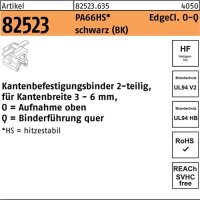 Befestigungsbinder R 82523 Edgecl. 4,6x200/45 PA66HS sw...