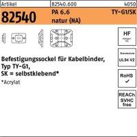 Befestigungssockel R 82540 f.Kabelb. TY-G1/SK 8 PA 6.6 NA...