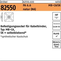 Befestigungssockel R 82550 f.Kabelb. MB-CA/SK 5,4 PA6.6...
