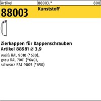 Zierkappe R 88003 f.Kappenschr. F. 3,9 Ku. sw 1000...
