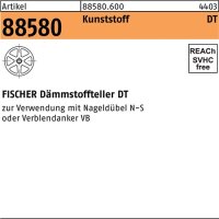 D&auml;mmstoffteller R 88580 DT 90/8 Ku. 250 St&uuml;ck FISCHER