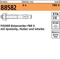 Bolzenanker R 88582 FBN II 8/50 A 4 50 St&uuml;ck FISCHER