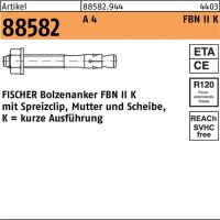 Bolzenanker R 88582 FBN II 10/5K A 4 50 St&uuml;ck FISCHER