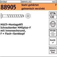 Schraubanker R 88905 MMSplus-F 7,5x120/65/85 T40 Stahl galv.verz. 50St. HECO