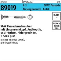 Fassadenschraube R 89019 Liko T-STAR 4,5x 60/26-T A 2 antikfarben 100St. SPAX