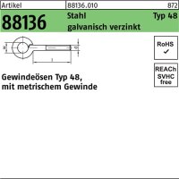 Gewinde&ouml;se R 88136 Typ 48 M10x 60 D 14 Stahl...