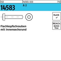 Flachkopfschraube ISO 14583 ISR M8x 40 A 2 500 St&uuml;ck