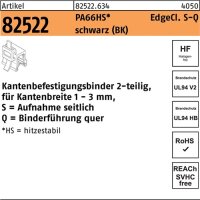 Befestigungsbinder R 82522 Edgecl. 4,6x200/45 PA66HS sw...