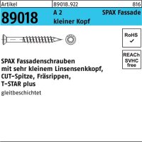 Fassadenschraube R 89018 Liko T-STAR 4x 40/23-T A 2 kleiner Kopf 100St&uuml;ck SPAX