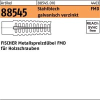 Metallspreizd&uuml;bel R 88545 FMD 8x38 Stahlblech galv.verz. 100St. FISCHER