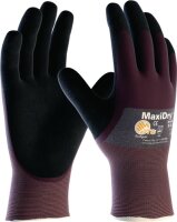 Handschuhe MaxiDry&reg; 56-425 Gr.7 lila/schwarz Nyl.EN...