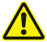 Warnzeichen ASR A1.3/DIN EN ISO 7010 200mm Warnung vor...