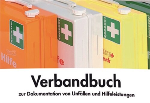 Verbandbuch DIN A5 Dok. v. Betriebsunf&auml;llen Aufbewahrungspflicht 5 Jahre S&Ouml;HNGEN