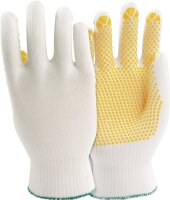 Handschuhe PolyTRIXN 912 Gr.8 wei&szlig;/gelb EN 388 PSA II