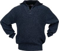 Pullover Gr.XL schwarz/blau-meliert