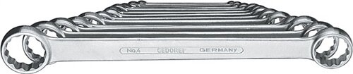 Doppelringschl&uuml;sselsatz 4-8 8-tlg.SW 6-22mm ger.GEDORE