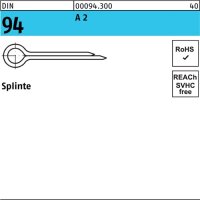 Splinte DIN 94/ISO 1234 2,5x 36 A 2 500 St&uuml;ck