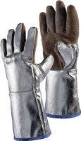 Hitzesch.handsch.5-Finger Universal natur/silber Sebatanled.alumin.Preox-Aramid