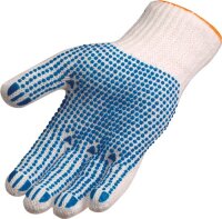Handschuhe Gr.9/10 wei&szlig;/blau EN 388 PSA II...